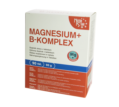 Magnesium + B- komplex 90 tbl. / 90 g